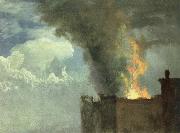 the conflagration